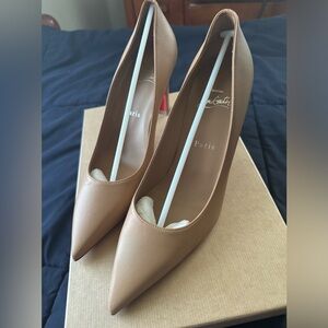 Christian Louboutin Condora 85mm heel, color Blush. Size 38.5. Never worn.